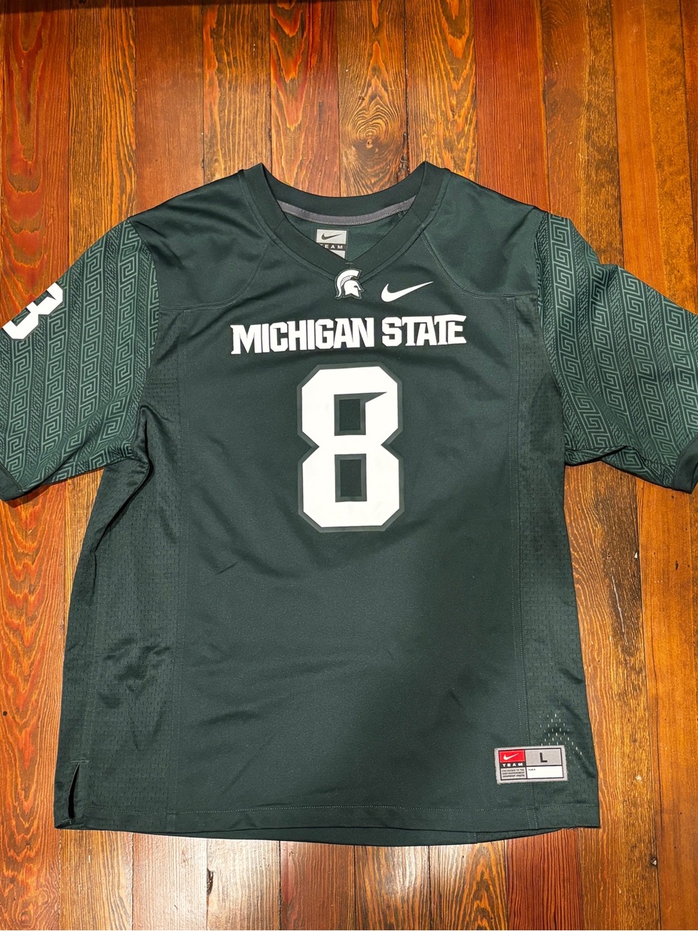 Men’s Nike Kirk Cousins Green Michigan State Spartans Jersey